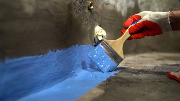 Commercial Waterproofing project at a New Market, AL business property by SJ Waterproofing Pros
